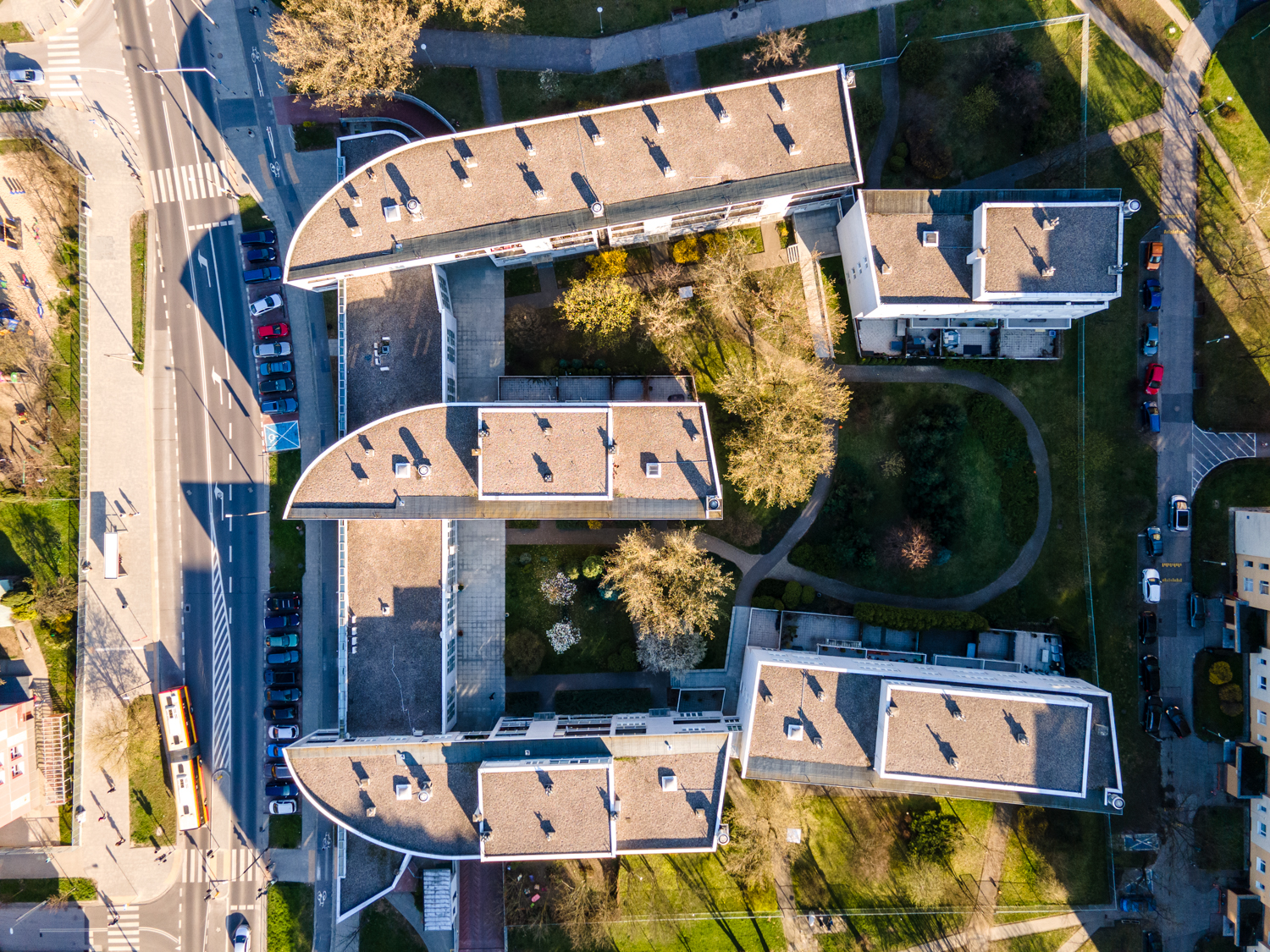 Zdjęcie architektury budynku Budynki mieszkalno-usługowe